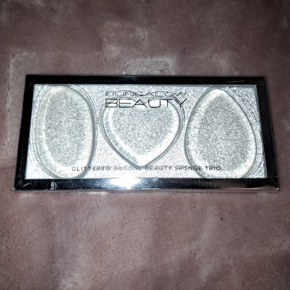 Silver Sparkling Beauty Blender Set - Picture 1 of 3